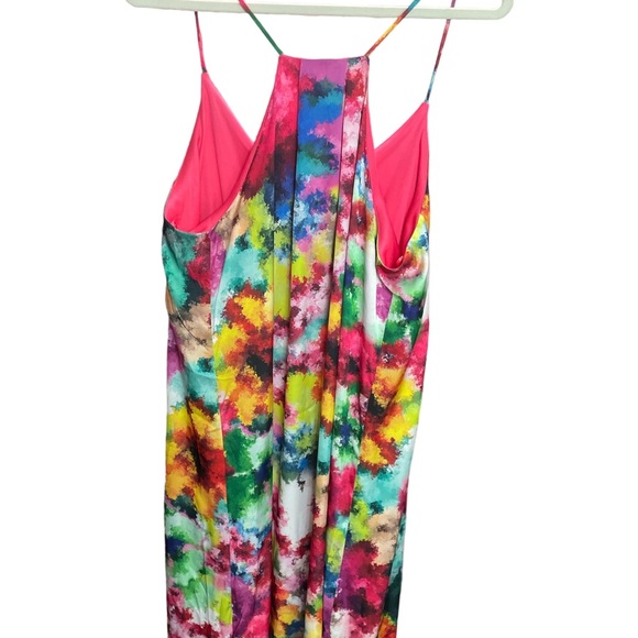 Anthropologie Nicole Miller Watercolor Maxi EEUC Size XL - Picture 3 of 4